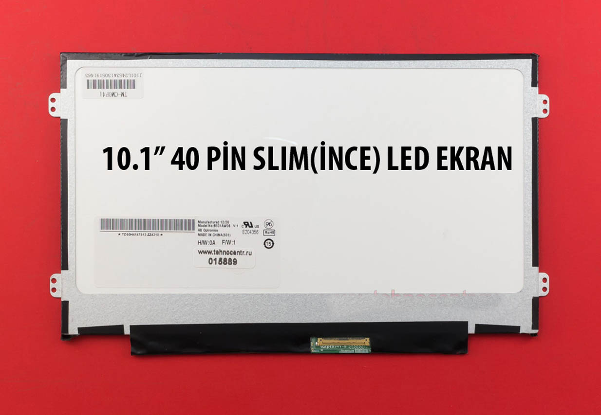 Acer Aspire One D255E 10.1" LED Laptop Screen - Glossy, 1024x600, 40 Pin Replacement